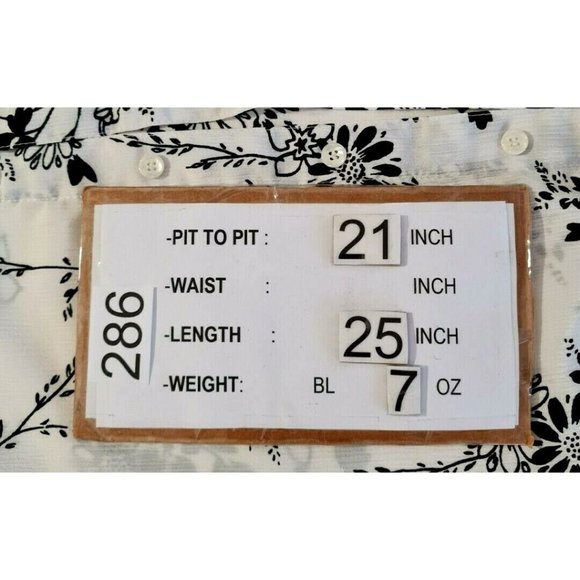 The Young and The Restofus Floral Button Up Shirt Women Plus Size S   286P - Picture 5 of 5